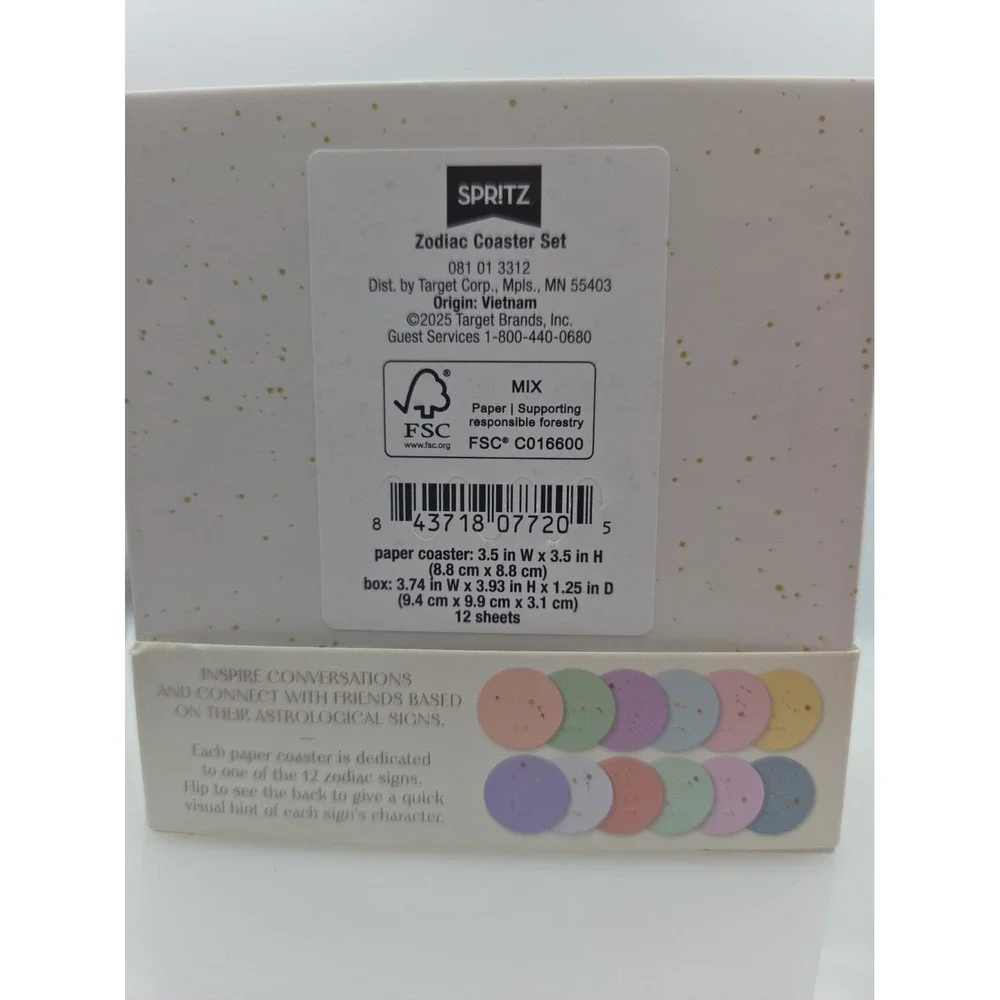 Zodiac Coaster Set - Spritz